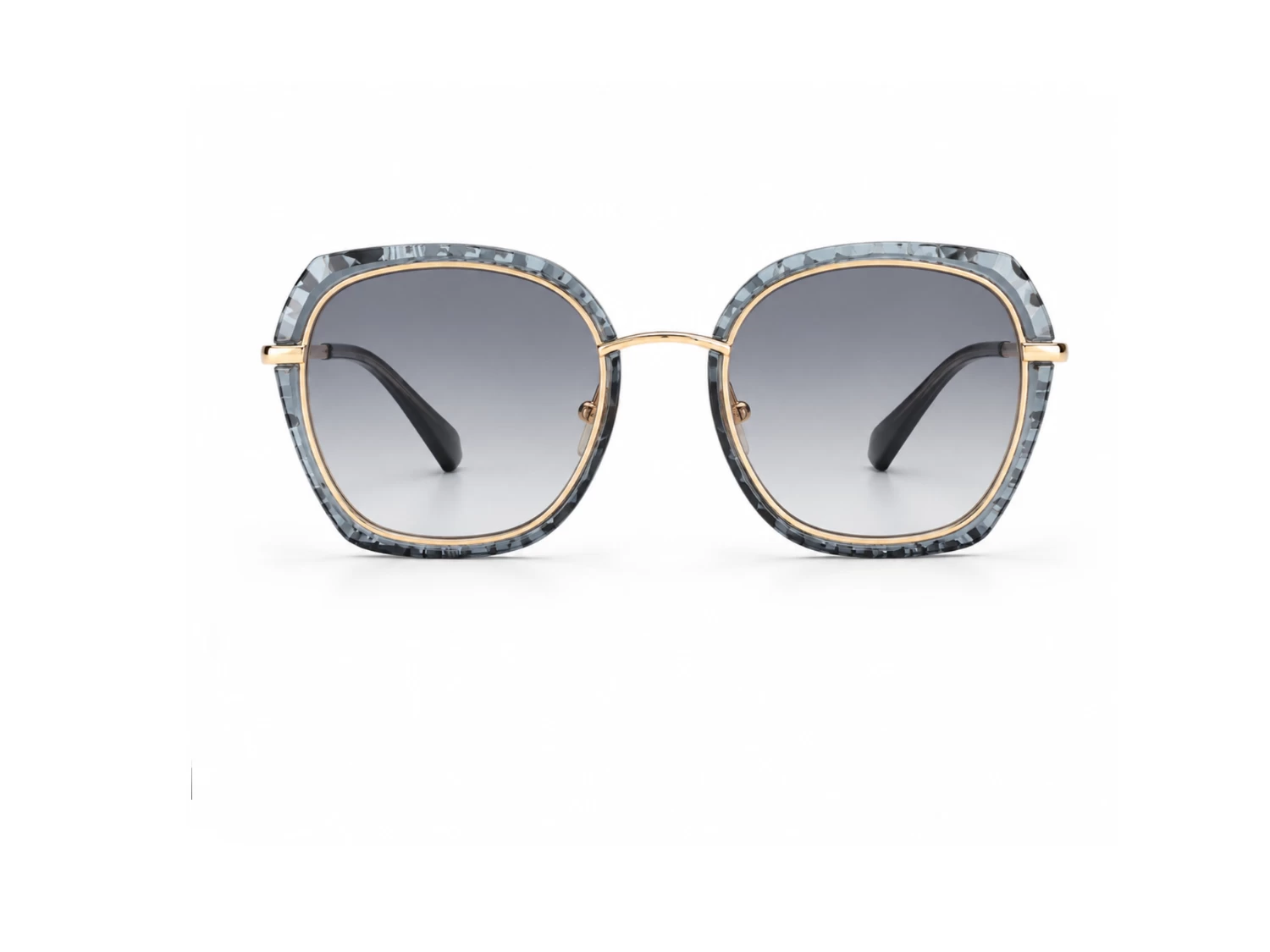PRSR Oversized Square Grey Gradient Woman Sunglass (PS2026 H 55 19-145)