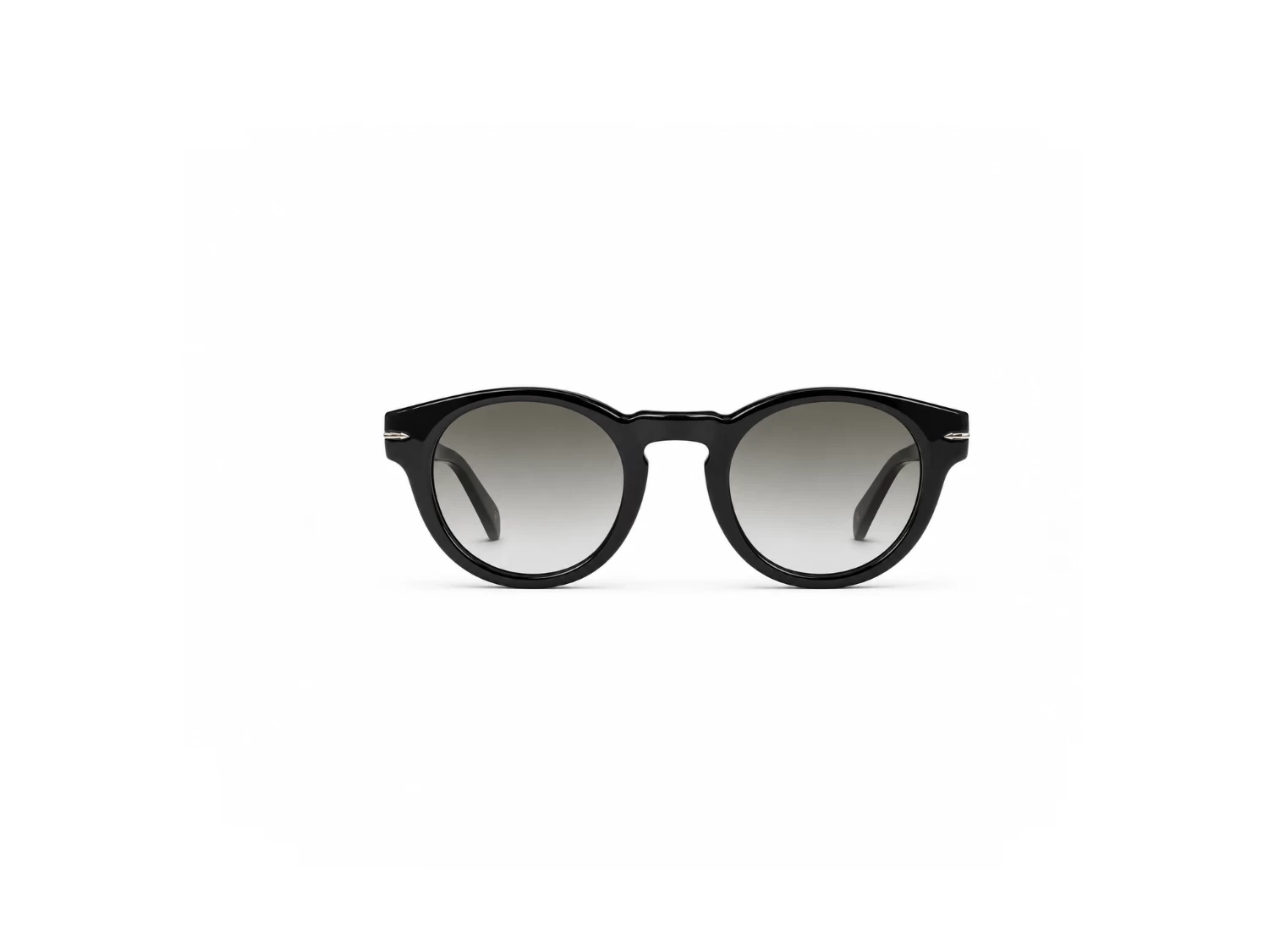IDEE Round Glossy Black Men Sunglass( IA5118 47 C1)