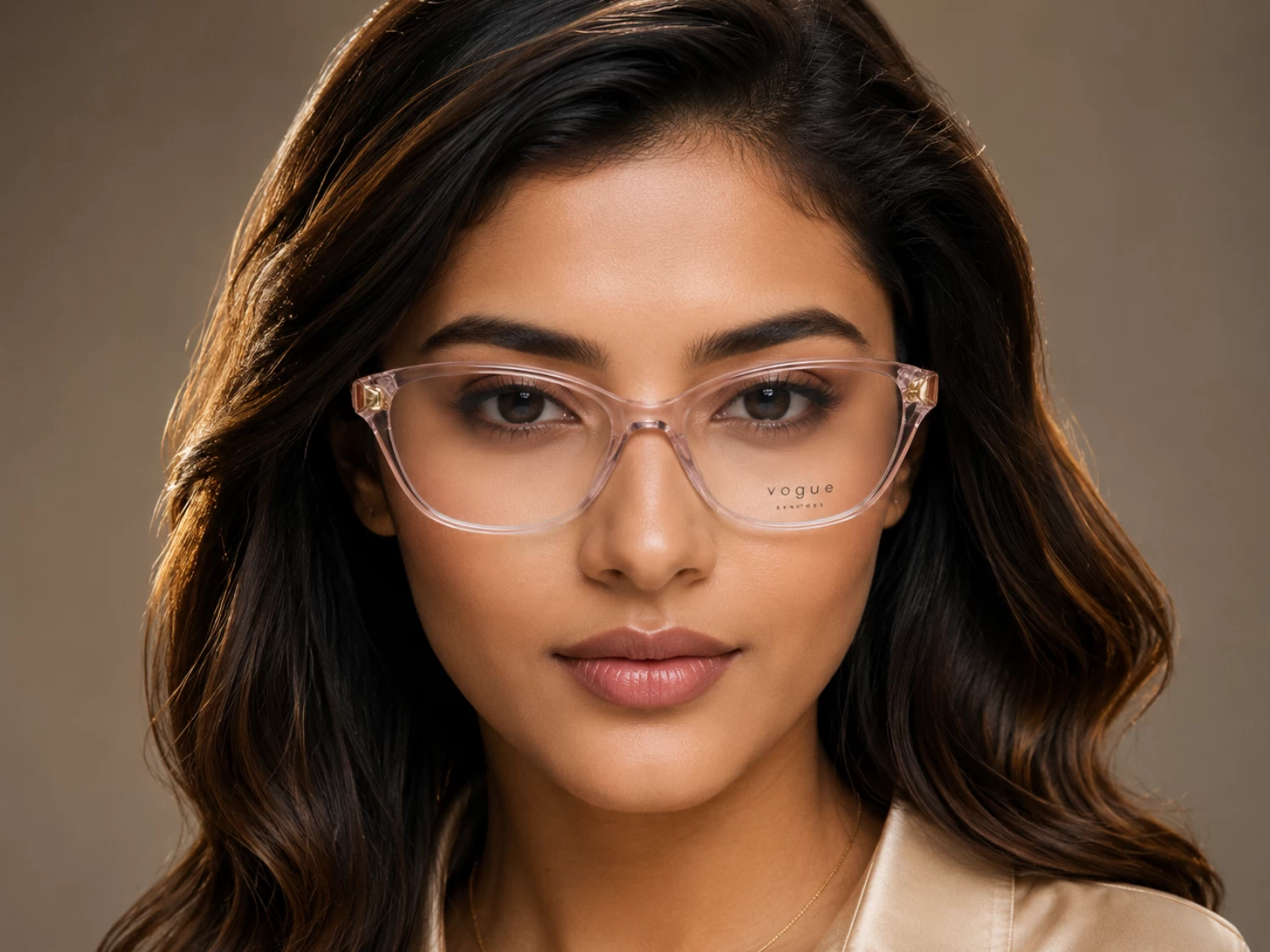 Vogue Transparent Pink Soft Square Women Frame (VO 5516-B 2942 53)