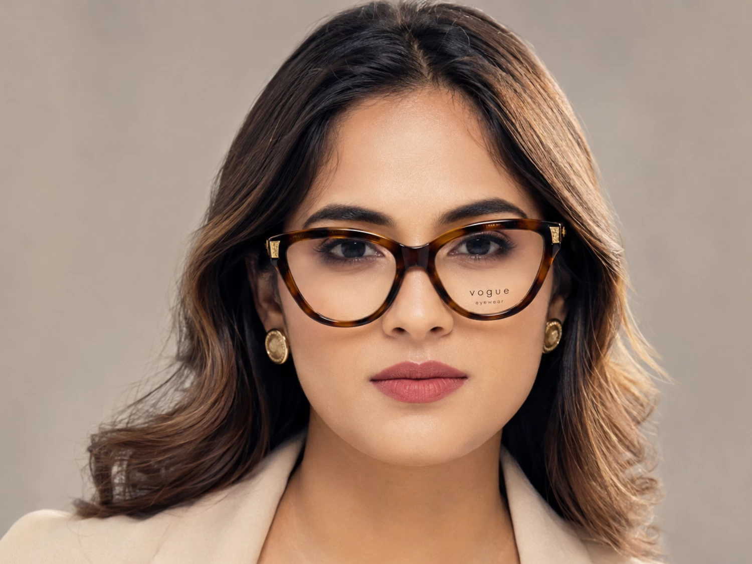 Vogue Havana Brown Cat-Eye Women Frame ( VO 5610-B W656 54)