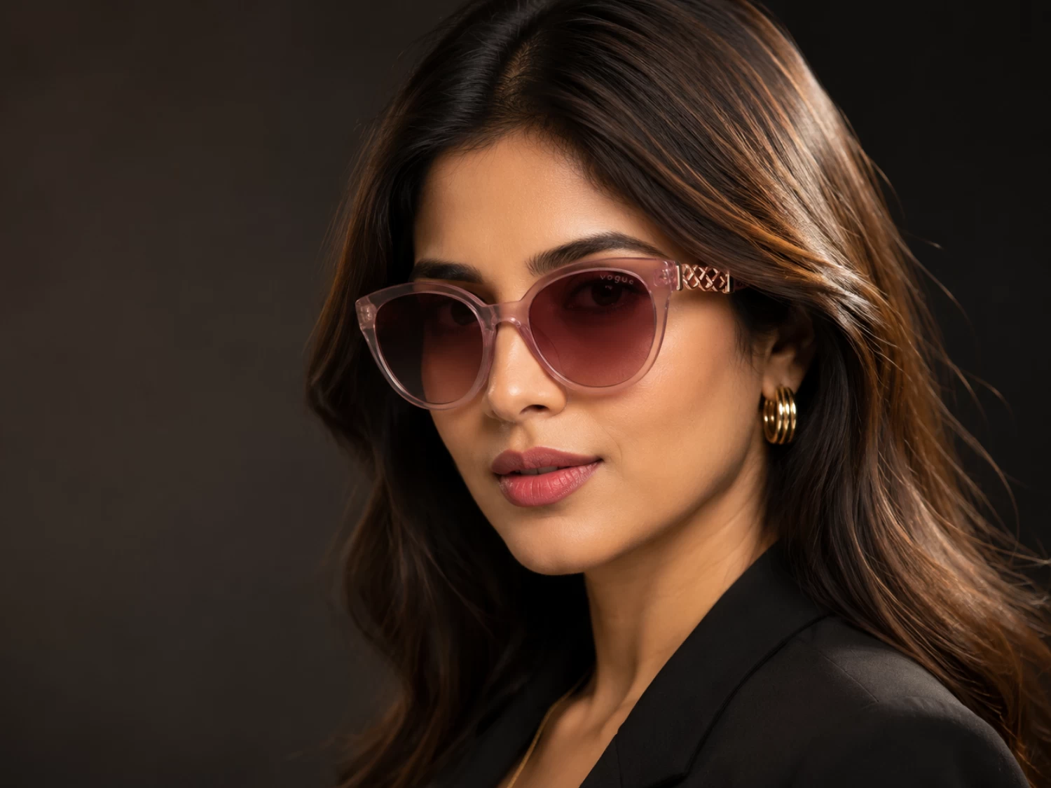Vogue Transparent Pink Butterfly Women Sunglass (VO 5634-S B 282814 53)