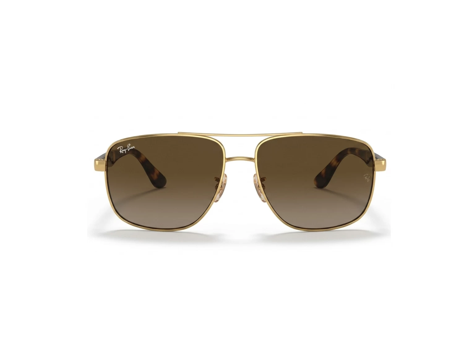 Ray Ban Brown Unisex Rectangle Sunglass ( RB 3553I 001/73 59)