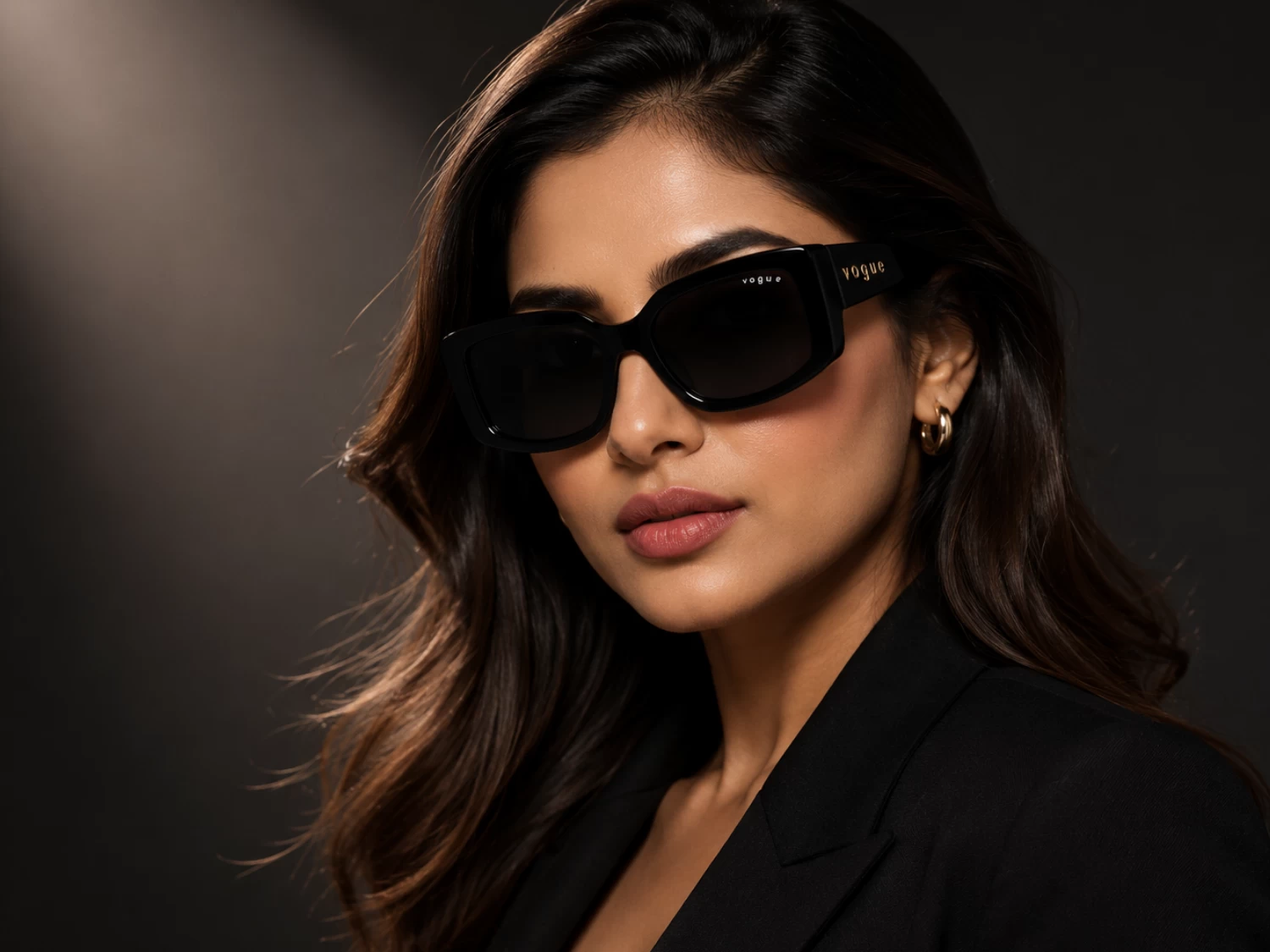 Vogue Grey Geometric Women Sunglass (VO 5642-SU W44/81 55)