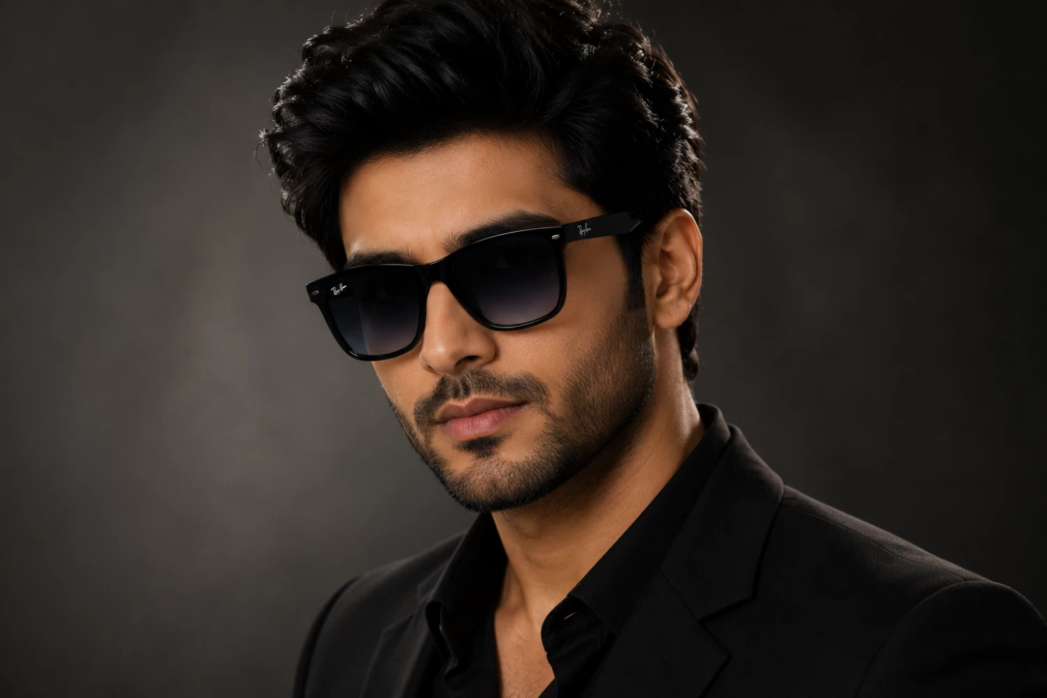 Ray Ban Grey Gradient Men Squre Sunglass (RB 4349I 601/8G 56)