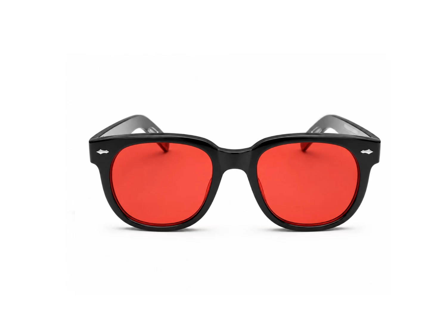 AMARI Wayfarer Red Tint Men Sunglass (34823 50 23-143)