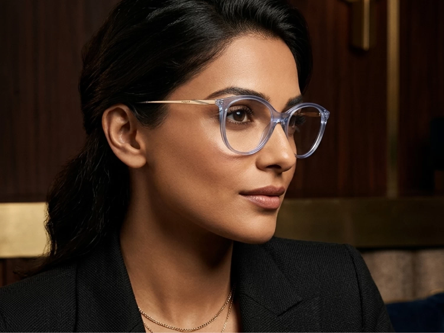 Vogue Transparent Lavender Round Women Frame (VO 5387 2925 51)