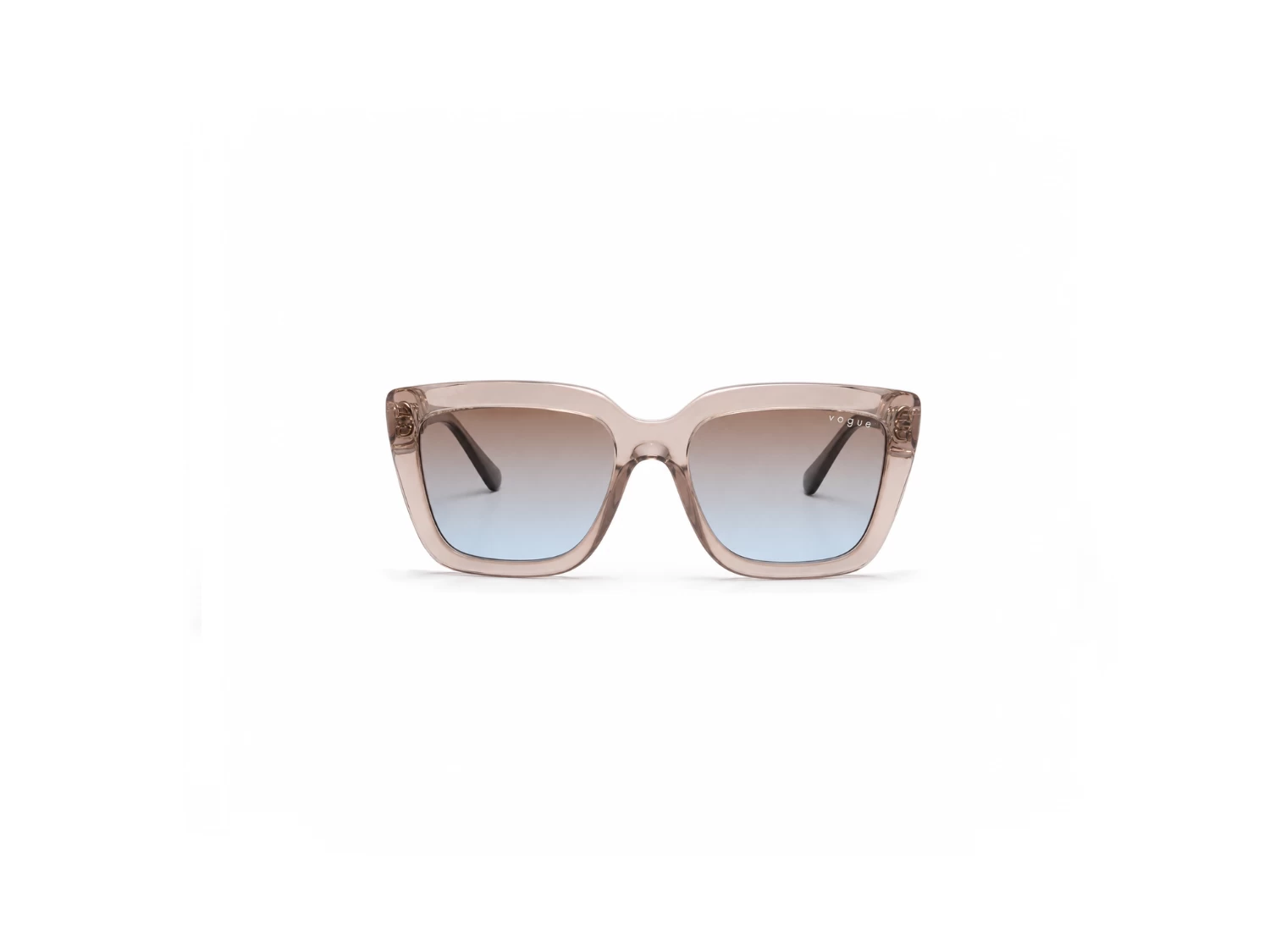 Vogue Transparent Brown Oversized Square Women Sunglass (VO 5575-S 294048 55)