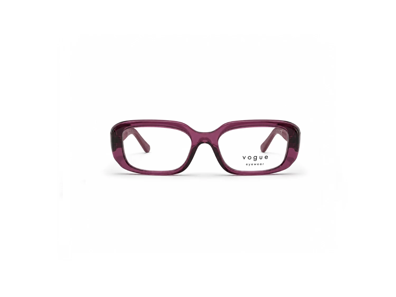 Vogue Transparent Purple Rectangle  Women Frame (VO 5568 2761 51)