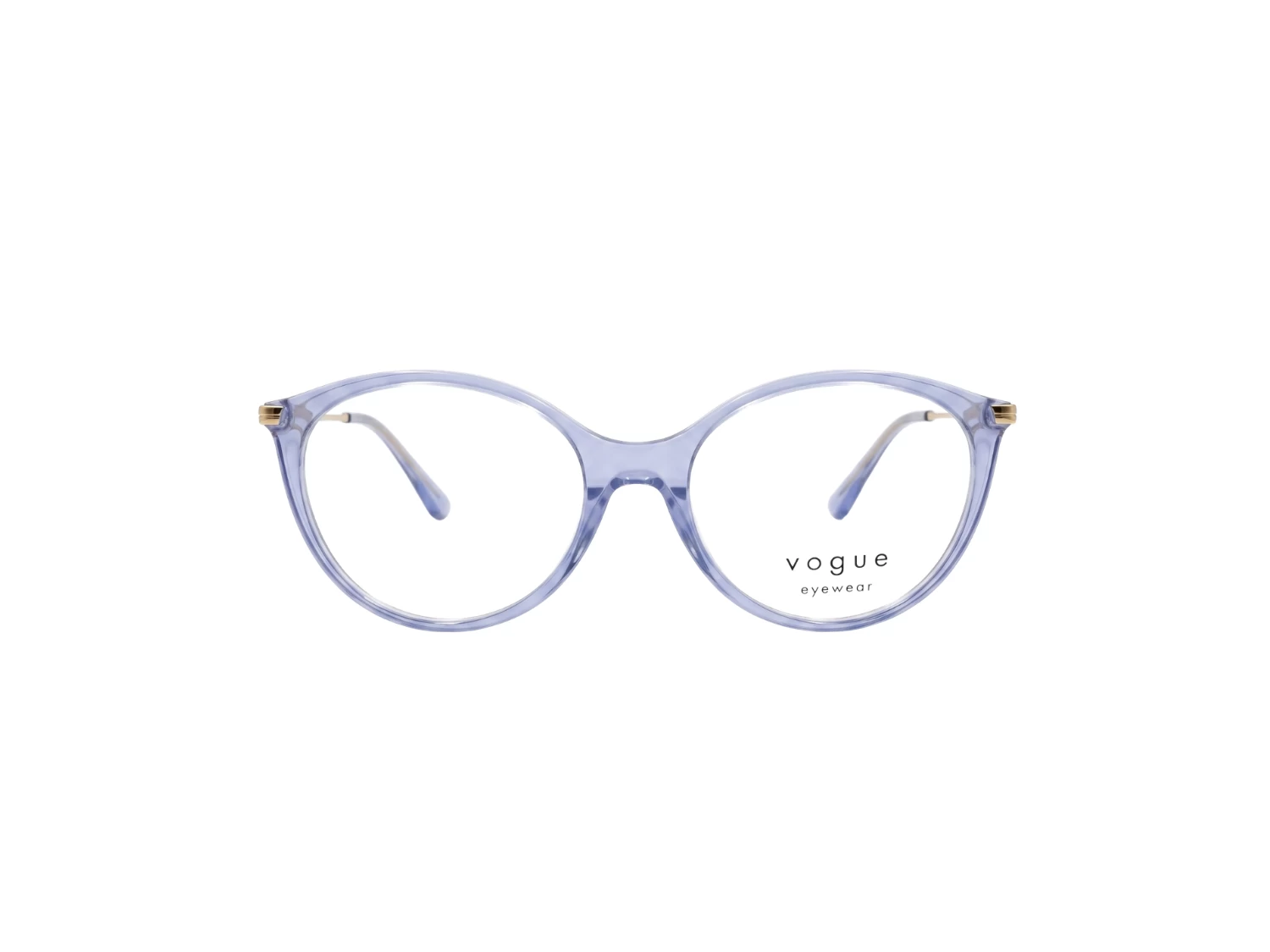 Vogue Transparent Lavender Round Women Frame (VO 5387 2925 51)