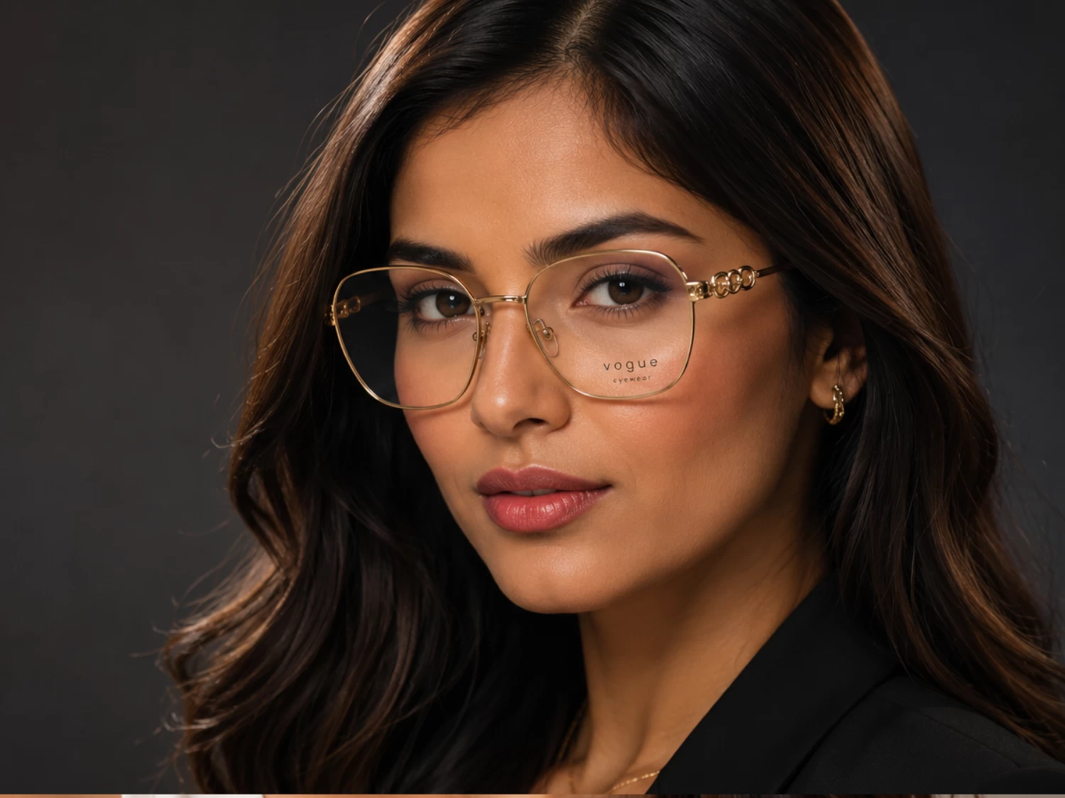 Vogue Gold Square Women Frame (VO 4319-B 280 54)